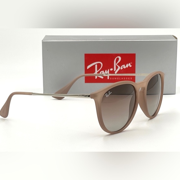Ray-Ban Erika RB4171 Women’s Round Sunglasses - Matte Sand Violet Gradient 351 main image 5